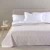 Aquamarine Jacquard Satin Double Bed Summer Bedspread 260X260