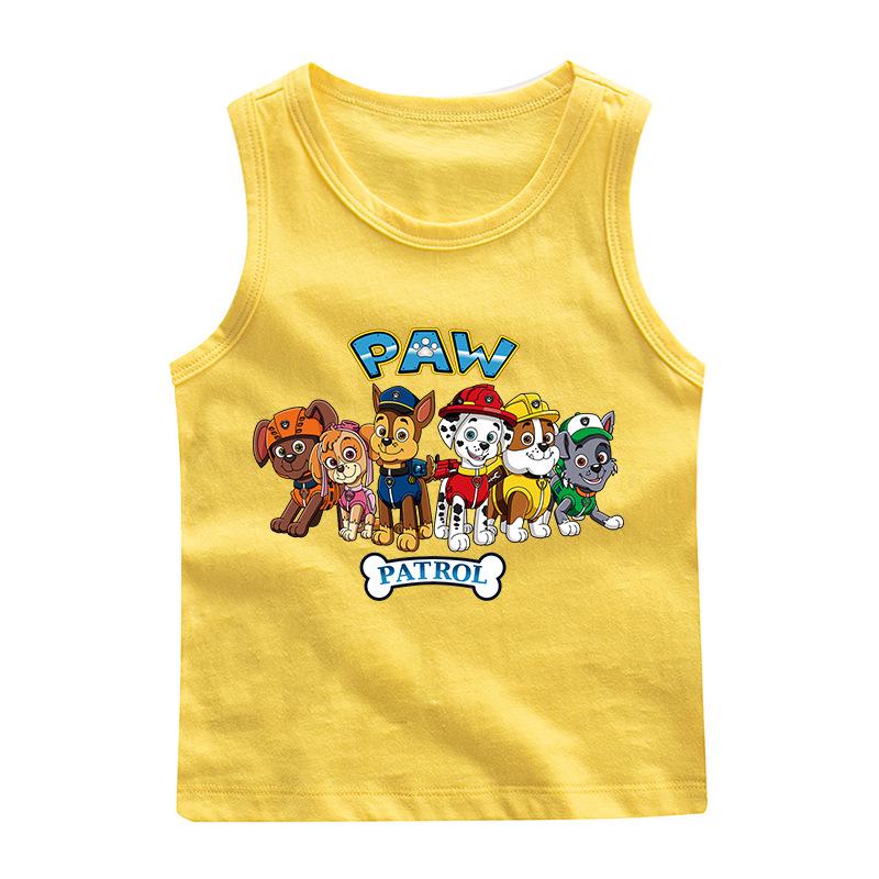 Paw Patrol Boys' Summer Sleeveless Vest - Lightweight and Seamless.