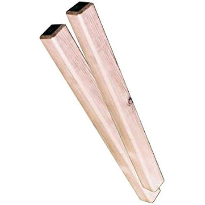 Poteau en Bois - FAURA - 30606 - 100 x 7 x 7 cm - Garantie 2 ans - Marron