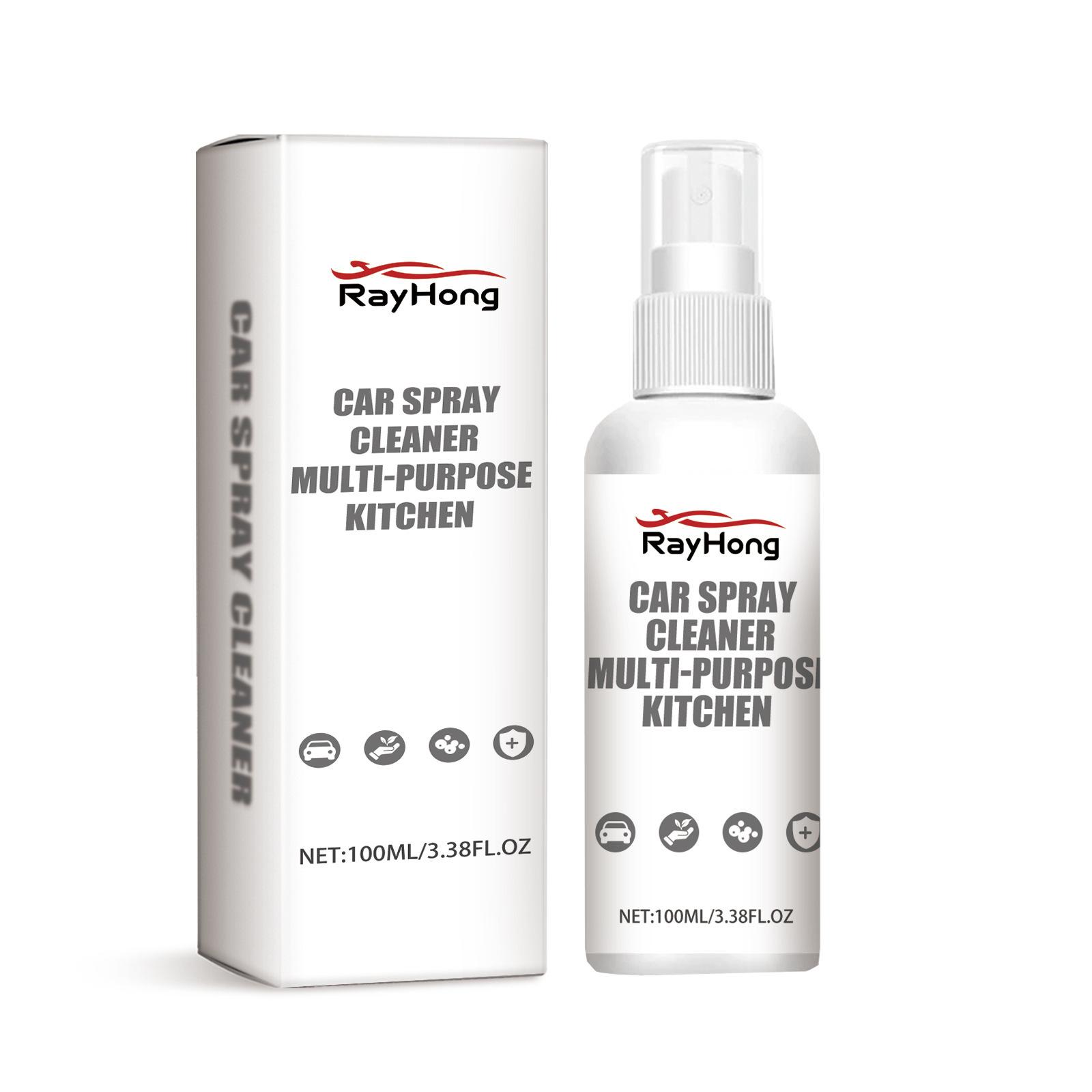 

RAYHONG Car Spray Cleaner Многофункциональный пенный очиститель для удаления масляной пленки со стекол салона автомобиля 100ml