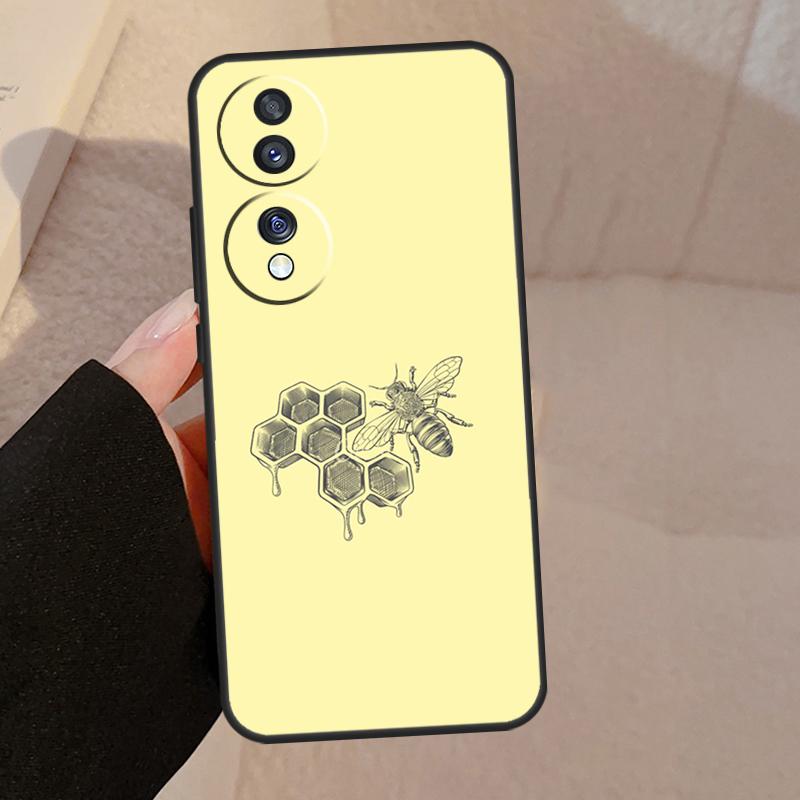Bee Honey For Honor Magic 8 7 6 5 Lite Case For Honor 400 Pro 200 50 70 90 X8c X8b X9d X9b X9c Win RT