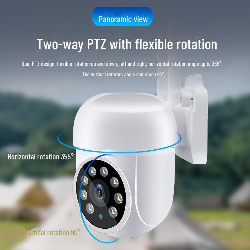 360° HD Panoramic Night Vision Outdoor Wireless Camera with Mobile Remote Access