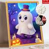 Halloween Pearl Painting Handmade Diy Art Pumpkin Pearl Home Decoration Painting