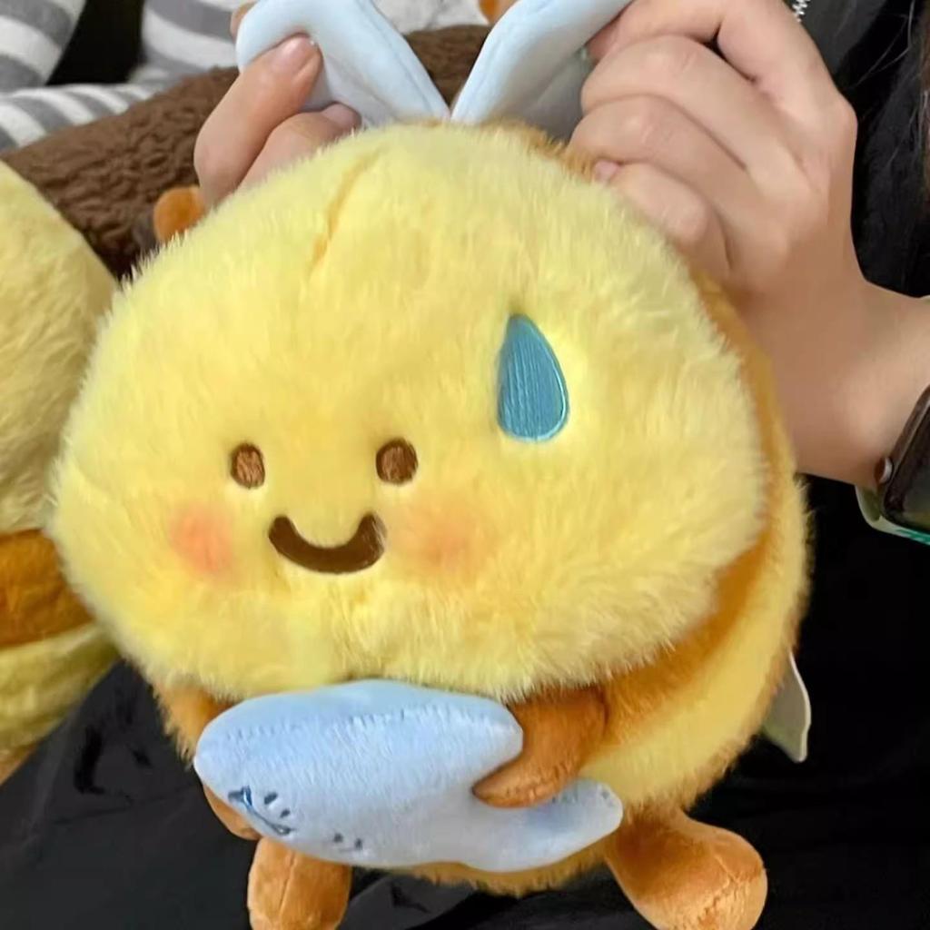 Newcomer Special: Cute Little Bee & Bitter Melon Shark Plush Toy
