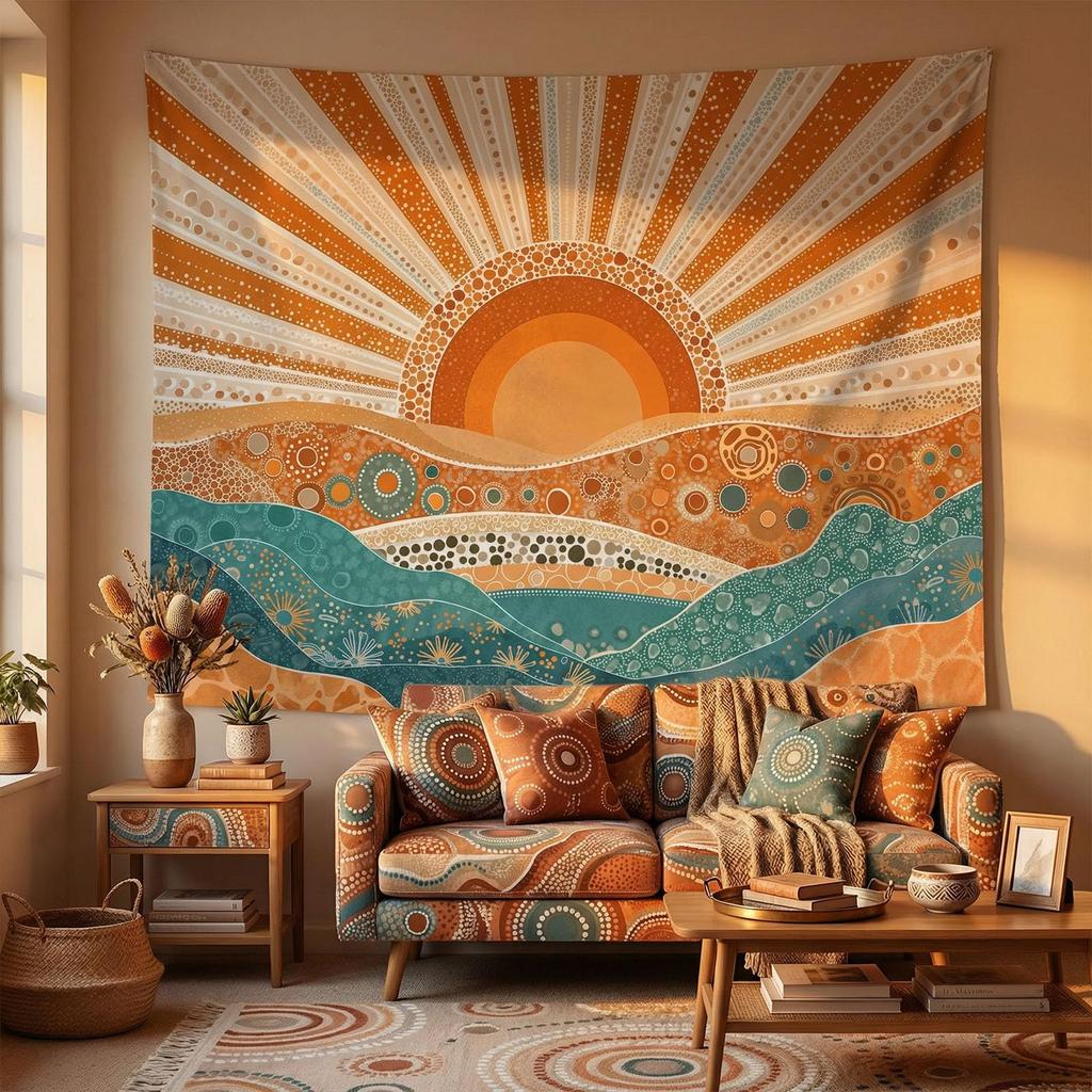 Golden Ginko Tapestry Nature Style Tapestry for Bedroom Celestial Starry Sky Tapestries Wall Hanging Aesthetic Room Decor Full