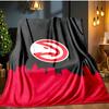 Hawks Basketball Blanket Flannel Throw for Sofa, Indoor, Camping, Living Room, Office, Chair, And Bed Soft Birthday Gift