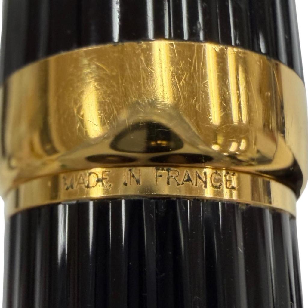 Very Good Cartier mechanical pencil Louis Cartier Stripe Twist Style black mens Used