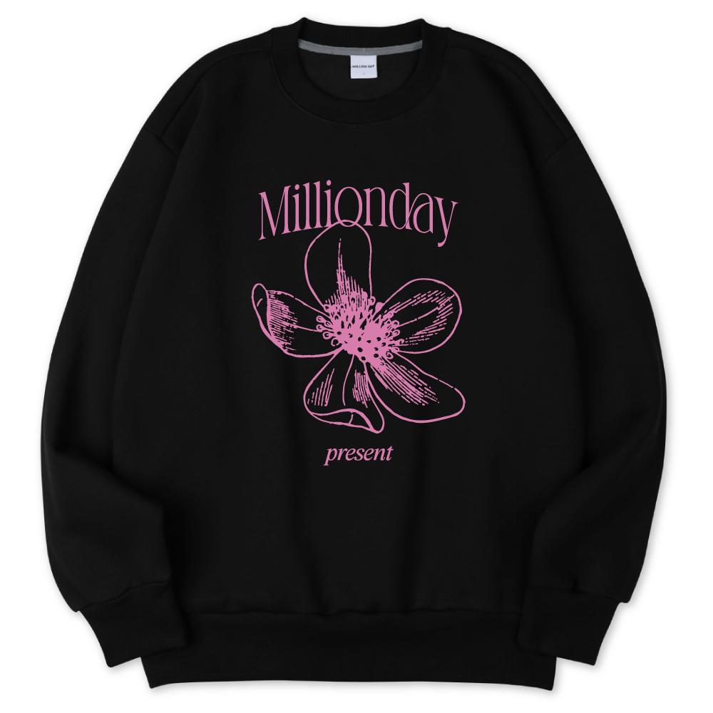MILLION DAY Million Bloom Heavy Terry Sweatshirt