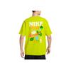 Nike Cartoon Print Retro Loose Fit Round Neck Cotton Comfortable Short Sleeve T-Shirt With Drop Shoulder Men Tops Cactus-Green FN3700-335