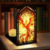 Gothic Arch Design Book Nook Acrylic Tabletop Holder Light-transmitting Table Setting  Living Room