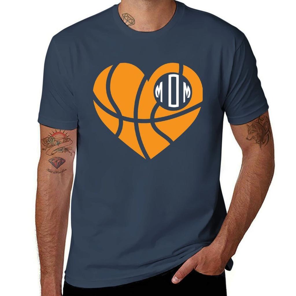 Basketball Mom Cute Team Mother Game Support Tshirt Moisture Wicking Athletic Tshirt