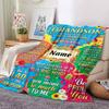 Grandson'S Pride Love Customize Your Name Blanket Warm Comfortable And Soft Blankets Are Suitable For Home Lunch Break Blanket Office Sofa Sofa Gift