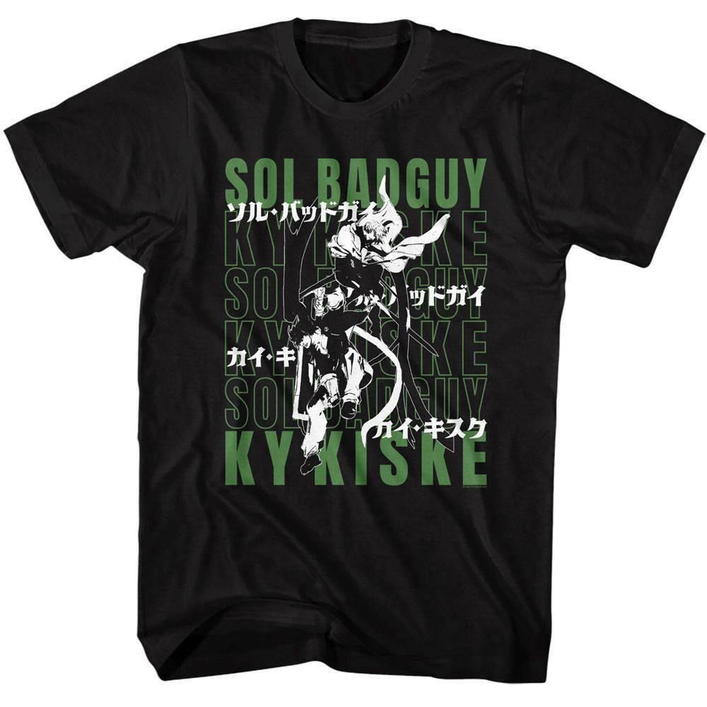 Guilty Gear Sol Badguy v Ky Kiske Men T Shirt L