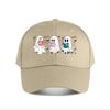Cute Cartoon Ghost Reading Book Home Decor Poster Baseball Cap Fashion Unisex Sunhat Womens Outdoor Sports