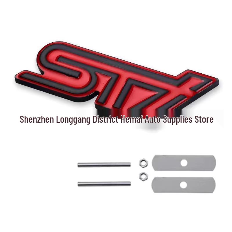 Subaru Impreza Legacy Forester STI Car Metal Emblem - Decorative Grille & Rear Tail Badge