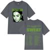 2026 Charli Xcx Brat Tour 365 Party Girl T-Shirt Gothic Mode Hip Hop T-Shirts Unisex Damen Baumwoll-T-Shirt Streetwear