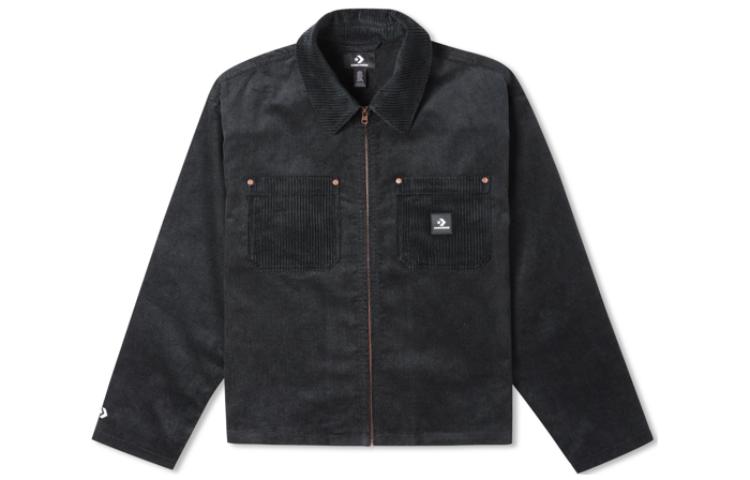 Converse Jackets Men s Black Lapel Thin 10023770-A01 L