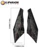 LINGQI RACING Water Transfer Carbon Fiber Left Right Mud Guard Rear Side Fender Baffle For Light Bee X S Electric Bike Motocross
