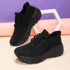 New casual single shoes large size soft sole breathable sports breathable shoes medium and low top socks shoes