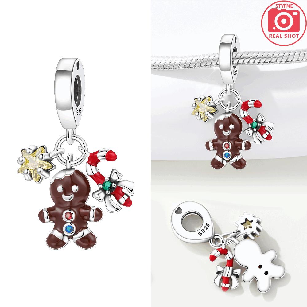 Copper Original Firefly Moon Elephant Cute Cow Lamb Mouse Cheese Charms Beads Fit Bracelet Women Jewelry Diy Fine Gift