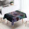 Tiger Lion Jungle Animal Tablecloth Outdoor Camping  Party Restaurant Table Decoration Waterproof Kitchen Home Decor