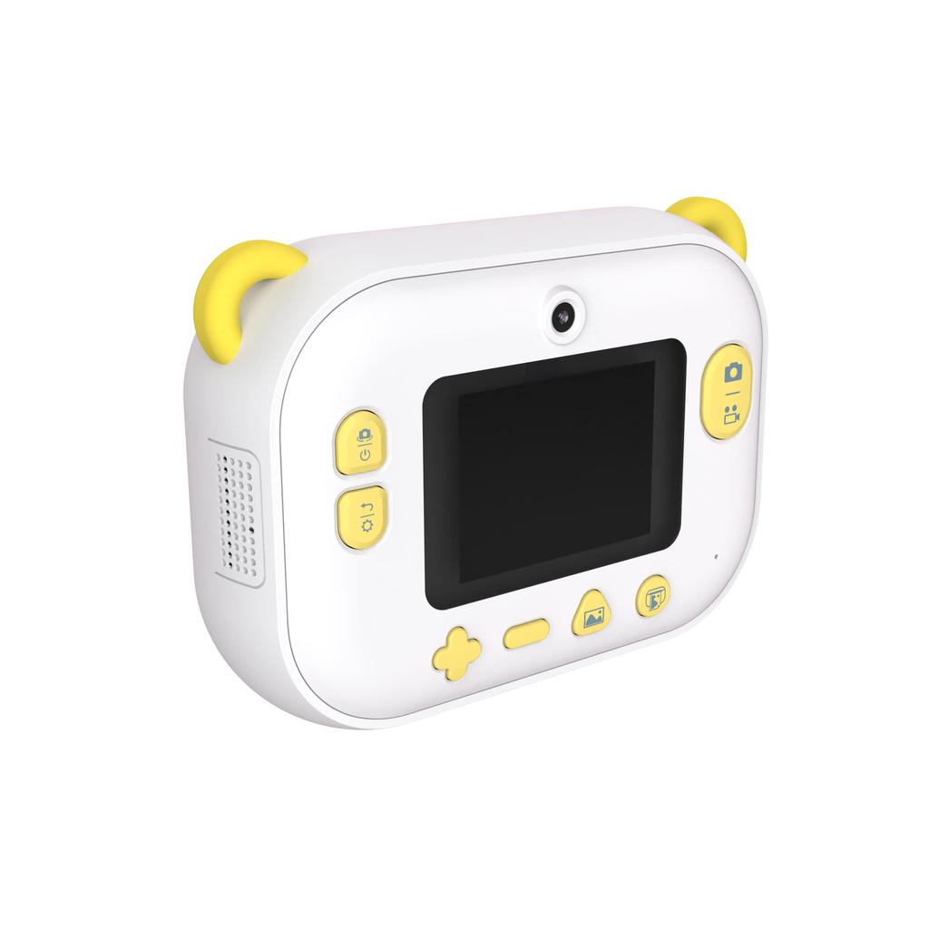 Oaxis myFirst Camera Insta Wi, 3-in-1 Home Digital Camera, Photo Printer, and Label Printer Edit Images with the Dedicated App Inkless, Yellow