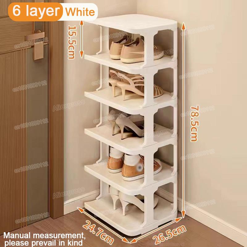 Multi-layer Shoes Storage Rack Minimalist Shoe Organizer for Home Dormitory Saving Space Wall Corner Shoe Cabinets