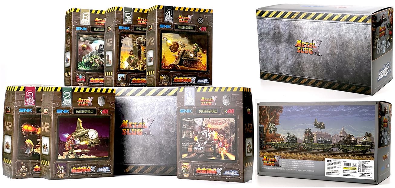 Shinji Model Metal Slug X Assortment Box Plastic Model Kit XNSMSX007 6-Type