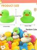 5pcs Random Color Mini Duck Shower Toys, Summer Beach Swimming Pool Activity Bathtub Swimming Bath, Christmas Children's Toys