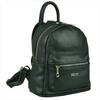Sac à dos Vezze pour femme Cuir naturel vert Fermeture éclair