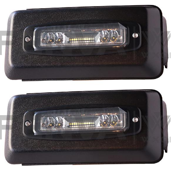 

Front Bumper Insert Lights Guards Bumper Caps Cover with Light Left and Right for Ford F150 2018 2019