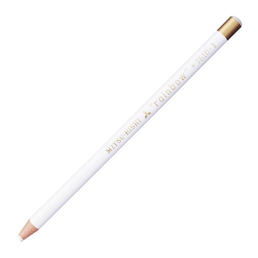 Barevná tužka Mitsubishi Pencil, vodní dermatograf, bílá, 1 tucet, č. 7610, K7610.1