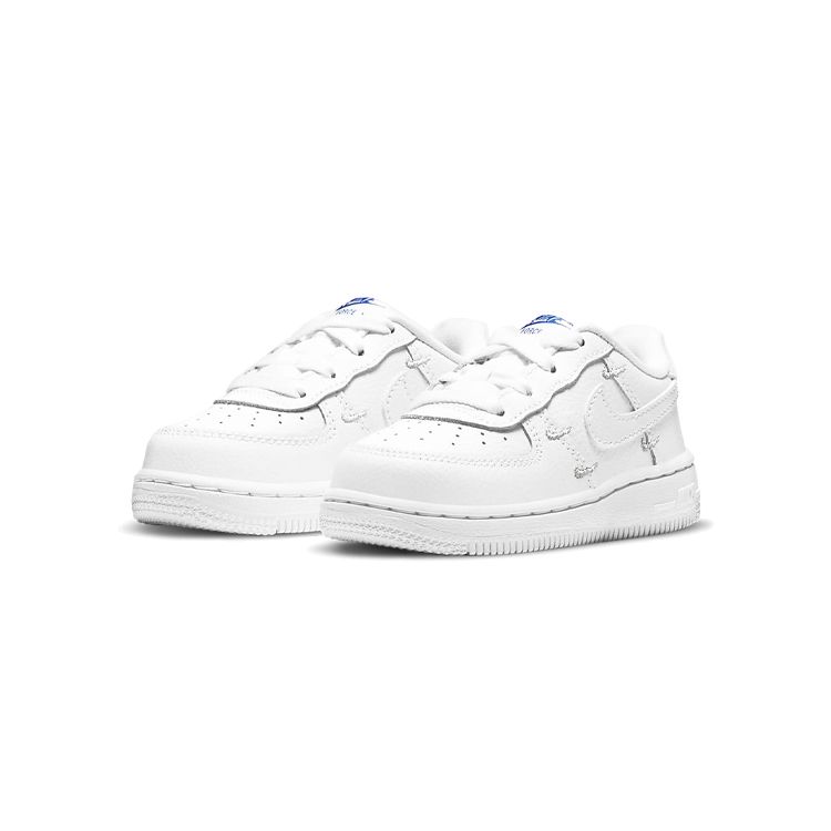 Nike Air Force 1 Lv8 Non-Slip Durable Low-Top Skate Shoes Baby Sneakers White CT4400-100