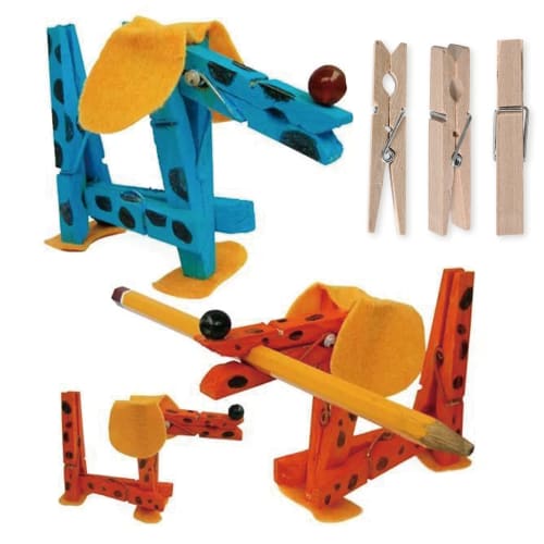 JABINCO Wooden Clothespins, Approximately 2-7/8 Inches Long, Pack of 50