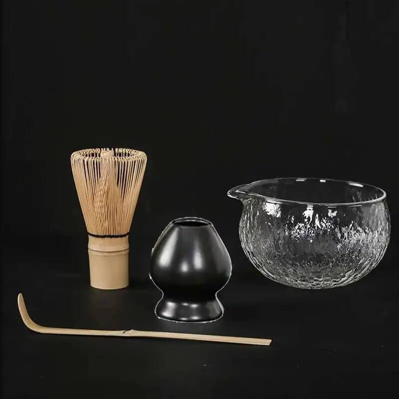 

Handmade Matcha Whisk Set Accs Matcha Whisk Holder Matcha Bowl for Kitchen