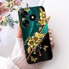 Für Tecno Spark 10 10C 10 Pro 4G KI7 KI5m Handyhülle Bunte Schmetterlingsblume Damen Girly Weiche Silikonhülle Mattes Rückcover