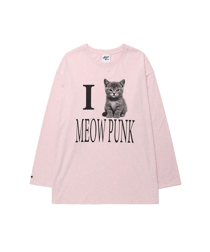 CAVISH I Love Meow Punk Ls Tee Pink(Cv2Gfft559A)
