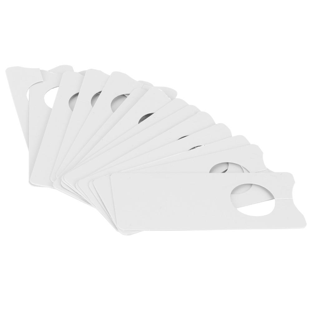 600Pcs White Plant Label PVC Garden Marking Sign Durable Plant Tag  Garden and Courtyard Use