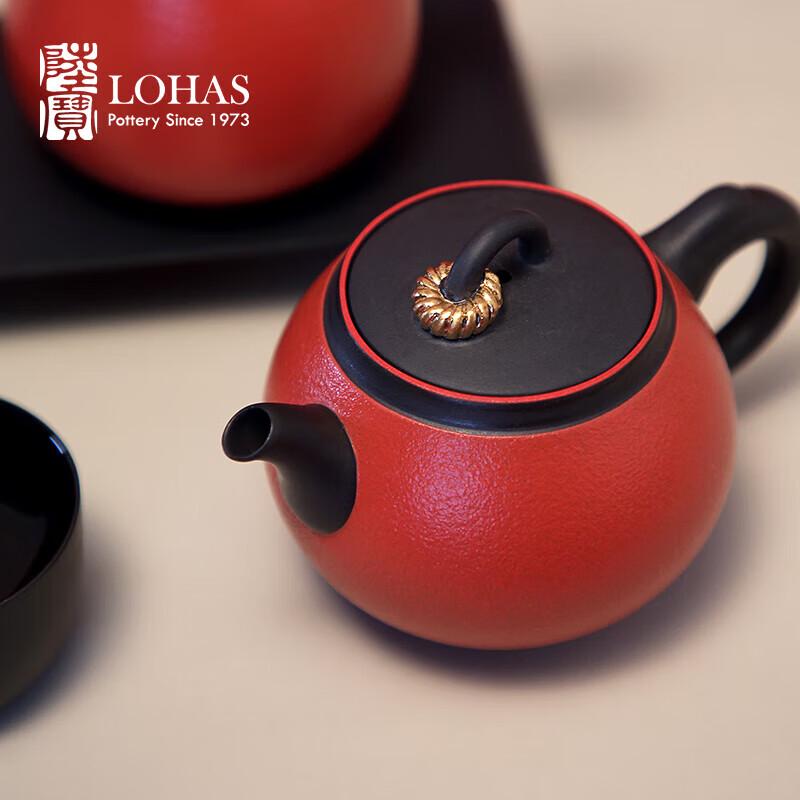 Лу Бао Процветающий Красный Цзинь Си Хуань Керамический Чайный Набор