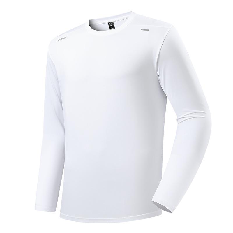 Löpning Långärmad T-shirt Herr Rundhals Stickad Tröja Fitness Träning Sporttopp