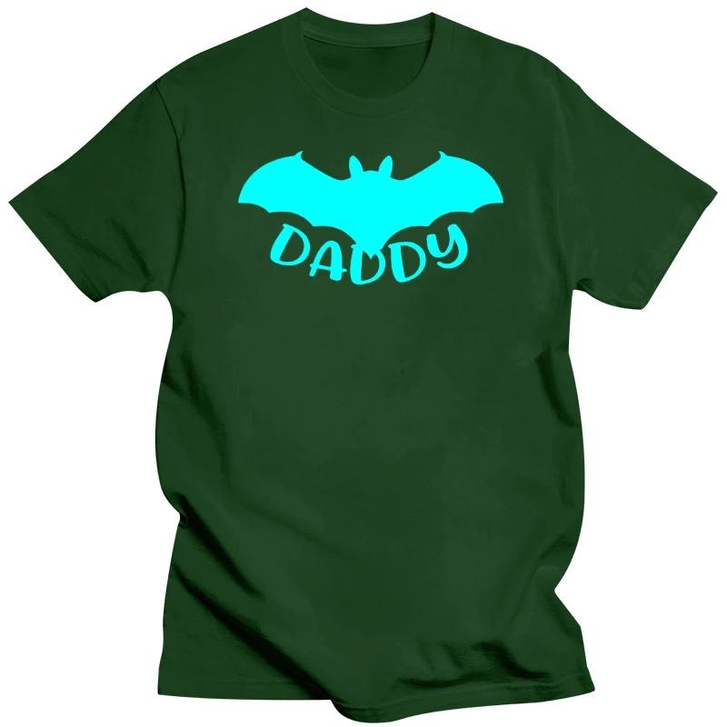 Bat Daddy Print Men T-shirt Halloween Horror Movies Trick or Treat Tshirt Fashion Harajuku T-shirt Luminous Oversized Streetwear