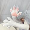 Guantes de Garra Fursuit de 8 Colores Con Chirriador, Manoplas de Garra de Animal de 4 Dedos Anime Con Uñas de Resina y Almohadillas de Felpa Para Cosplay Kig