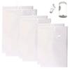 Pack of 6 Multiple Size Hanging Vacuum Storage Bags Offering Wrinkle Prevention and Dust Protective