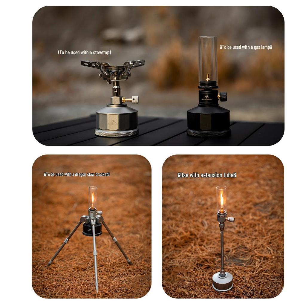 Twelve-Sided Outdoor Camping Gas Canister for Lighting & Atmosphere