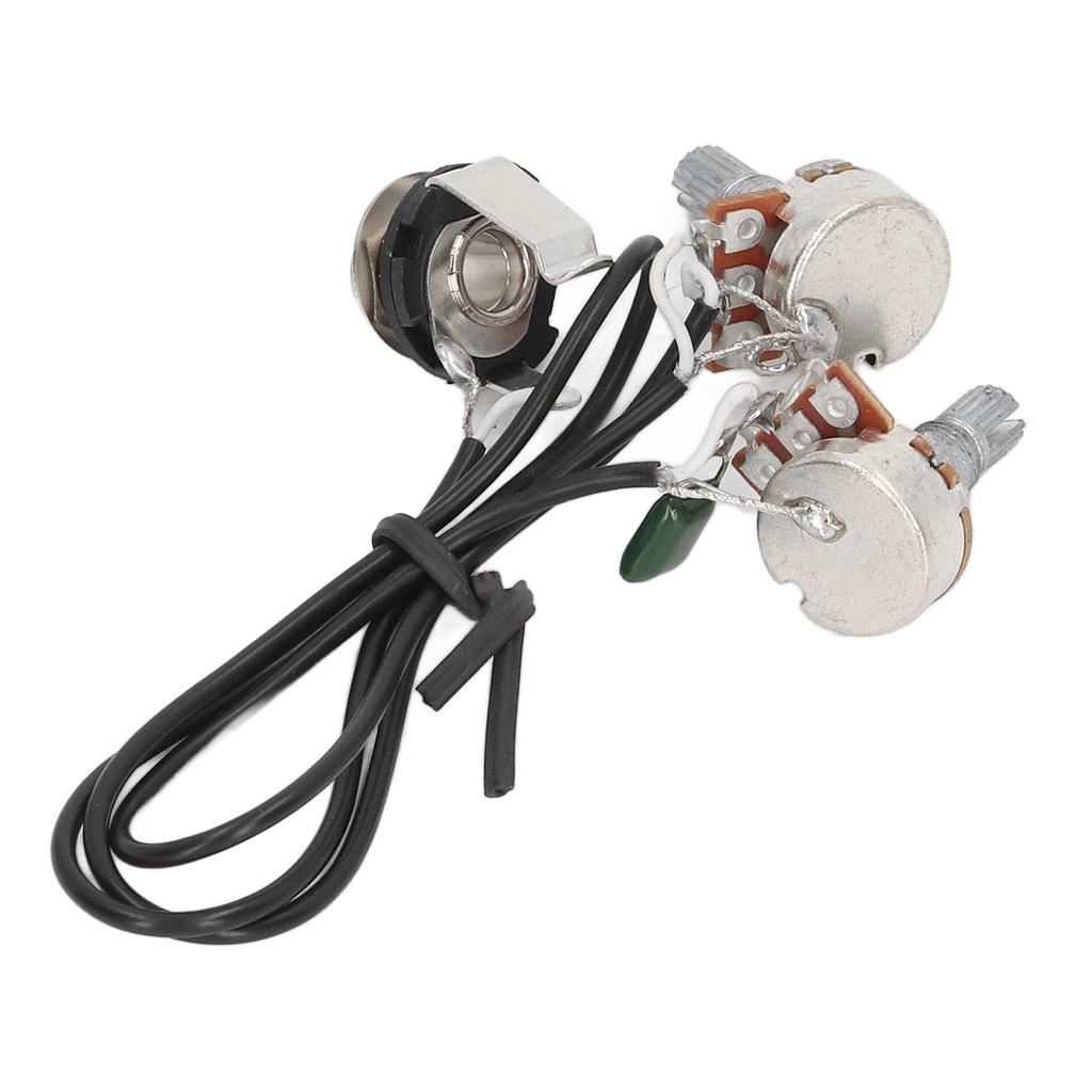 Guitar Wiring Harness Copper A500K B500K Posts Instrument Accessory for Electric Guitars