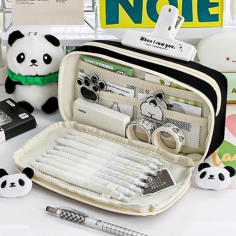 Large-capacity High-value Student Pencil Case Stationery Box Simple Stationery Bag Multi-layer Student Supplies Storage Bag