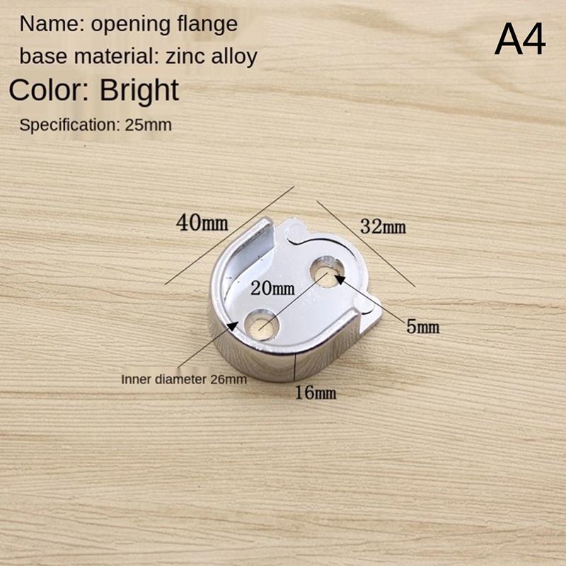 Aluminum Decorative Malleable Iron Floor Wall Flange Flange Piece Hardware Tool Fittings