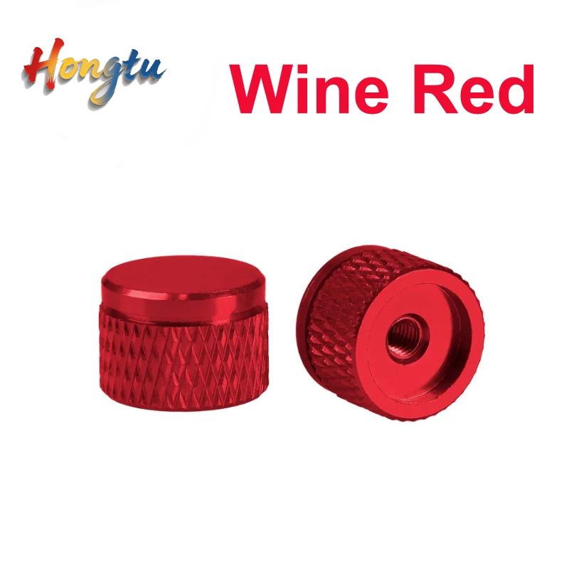 6#-32UNC M3 M3.5 M4 Colorful Knurled Aluminum Thumb Nuts Blind Hole Hand Tighten For PC Computer Case
