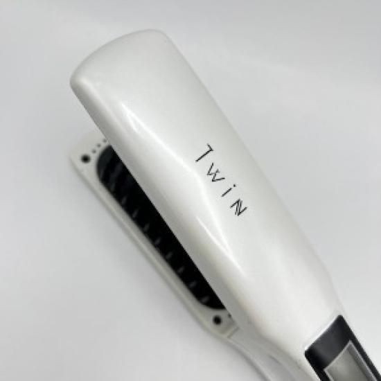 Used Next Innovation Twin Hair Iron SM-3038T-WH | White | Dual Plate Design | Professional Straightener | Boxed | Compact & Stylish
