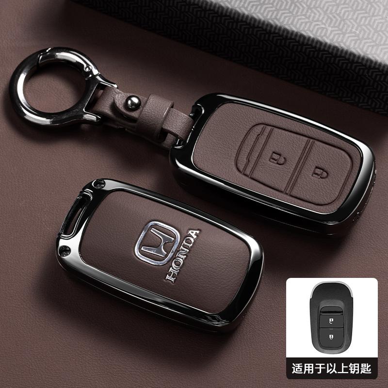 Styling Zinc Alloy Car Smart Key Case Cover Holder Shell For Honda 2022 2023 2024 Accord Civic HR-V CR-V Pilot Sport SI EX EX-L